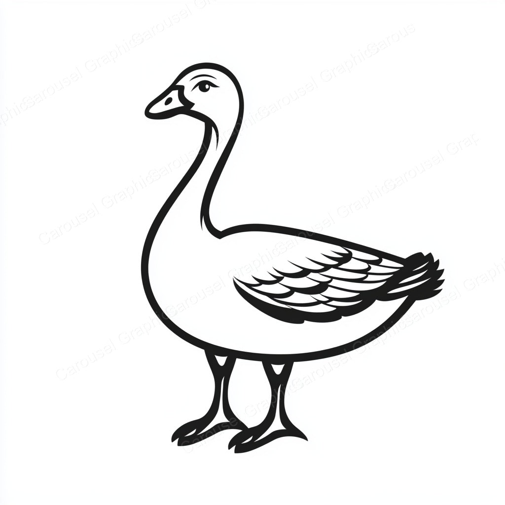 Geese Vector Graphic preview