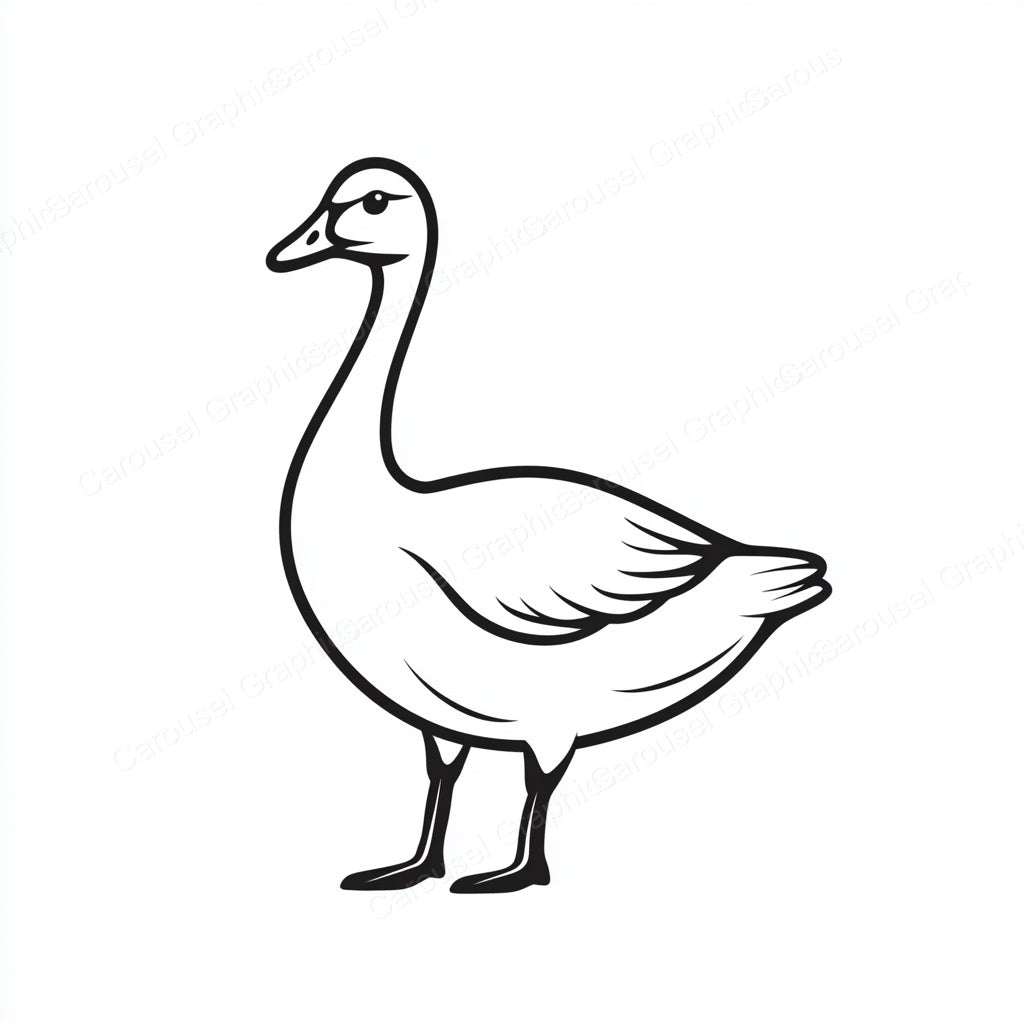 Geese Vector Graphic preview