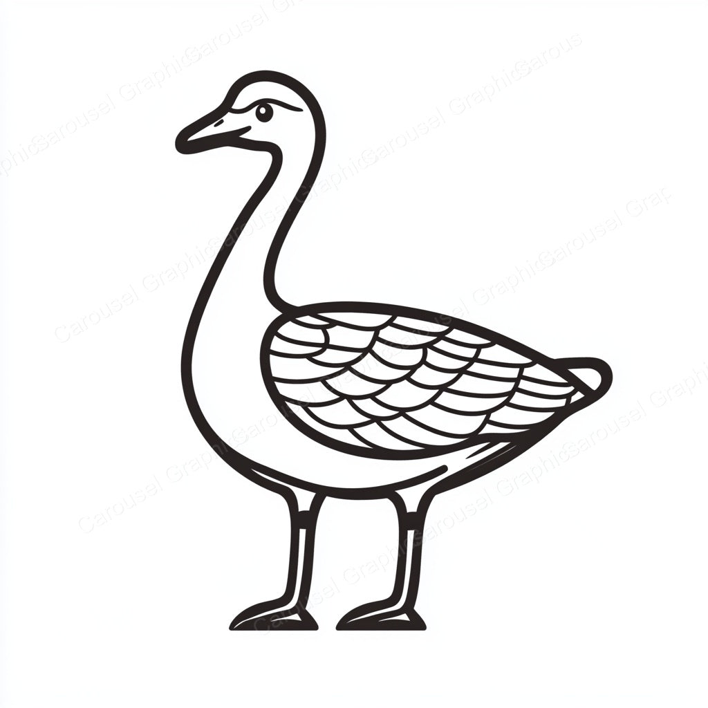 Geese Vector Graphic preview