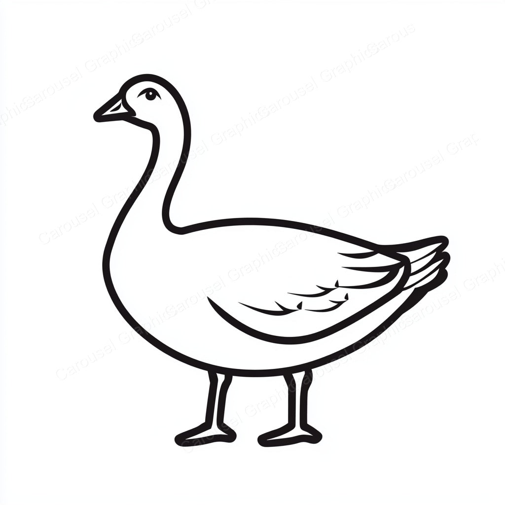 Geese Vector Graphic preview