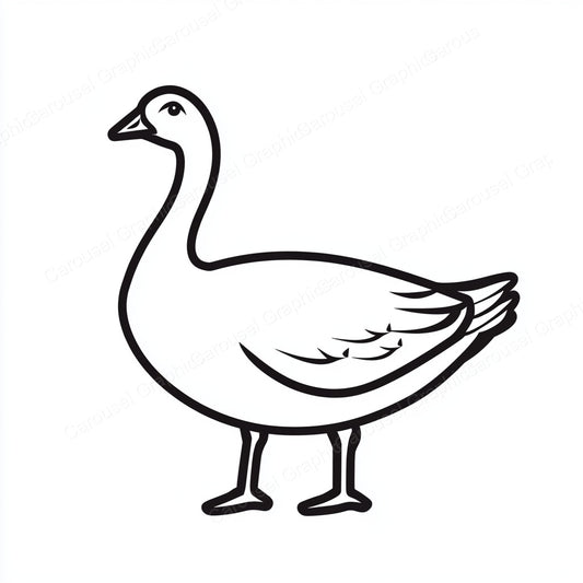 Geese Vector Graphic preview