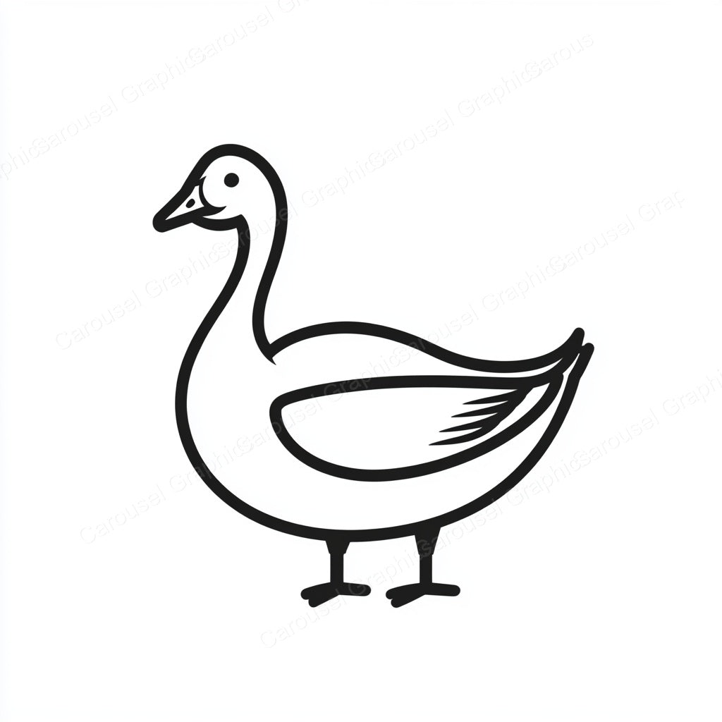 Geese Vector Graphic preview