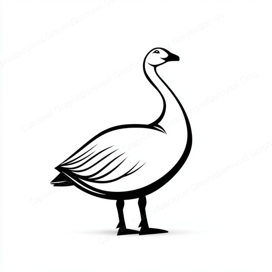Geese Vector Graphic preview