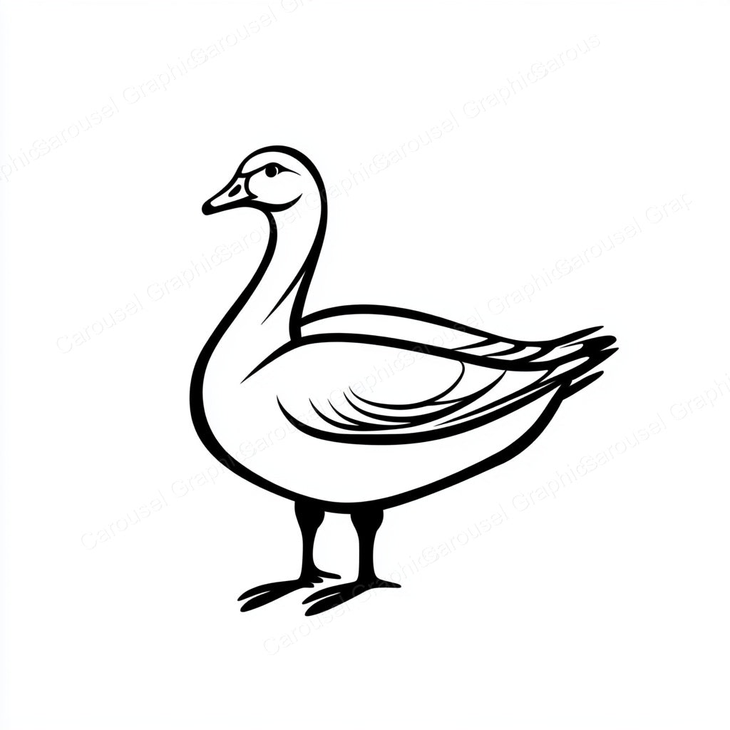 Geese Vector Graphic preview