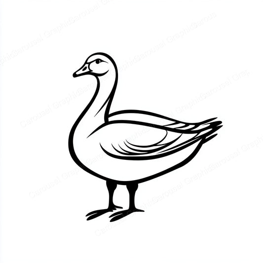 Geese Vector Graphic preview