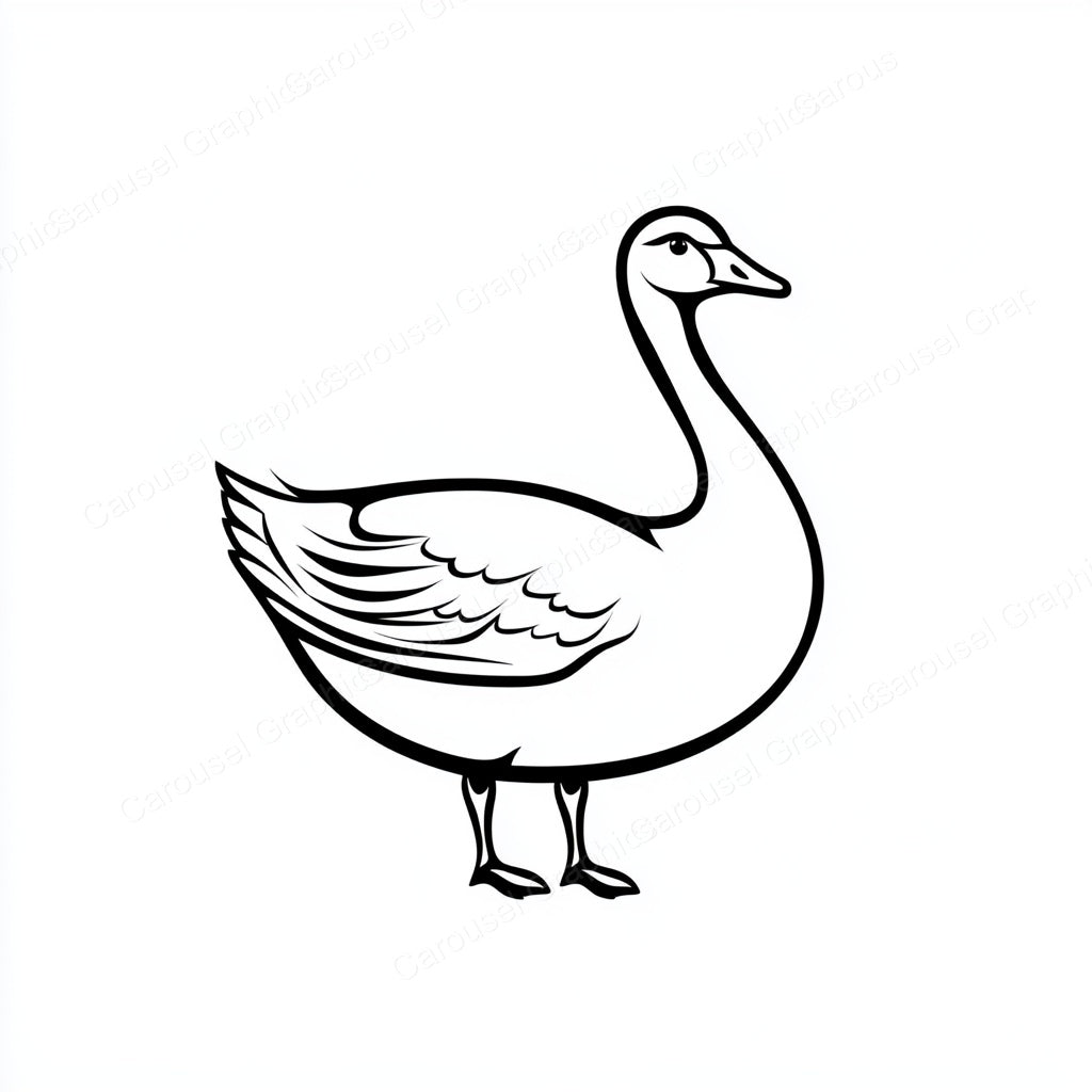 Geese Vector Graphic preview