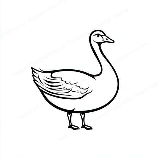 Geese Vector Graphic preview