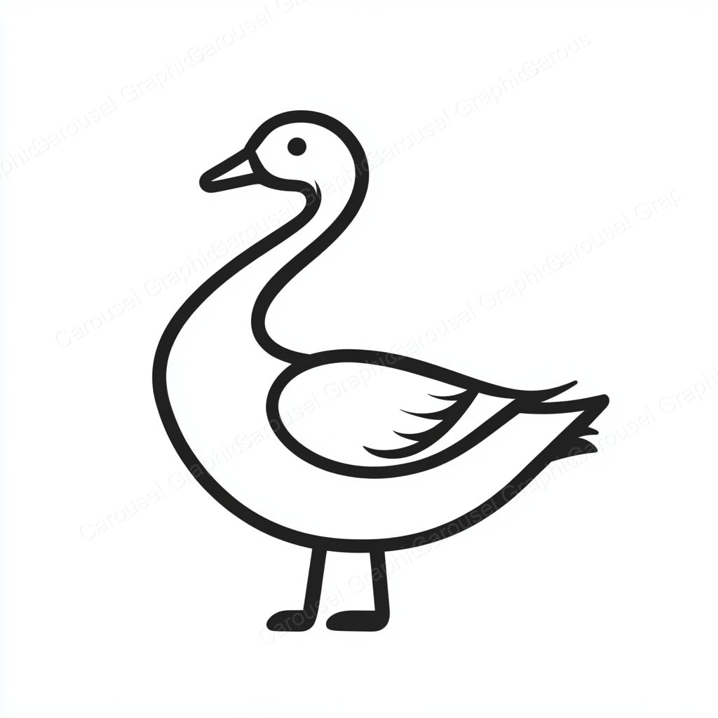 Geese Vector Graphic preview