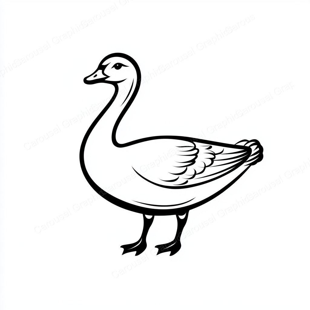 Geese Vector Graphic preview