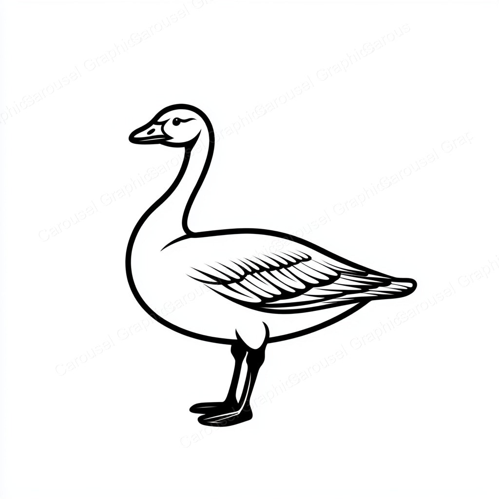 Geese Vector Graphic preview