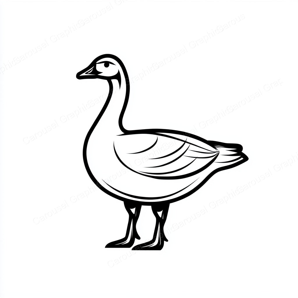 Geese Vector Graphic preview