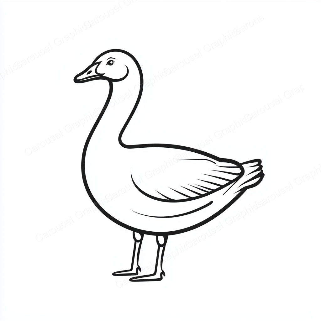 Geese Vector Graphic preview