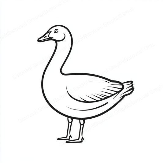 Geese Vector Graphic preview