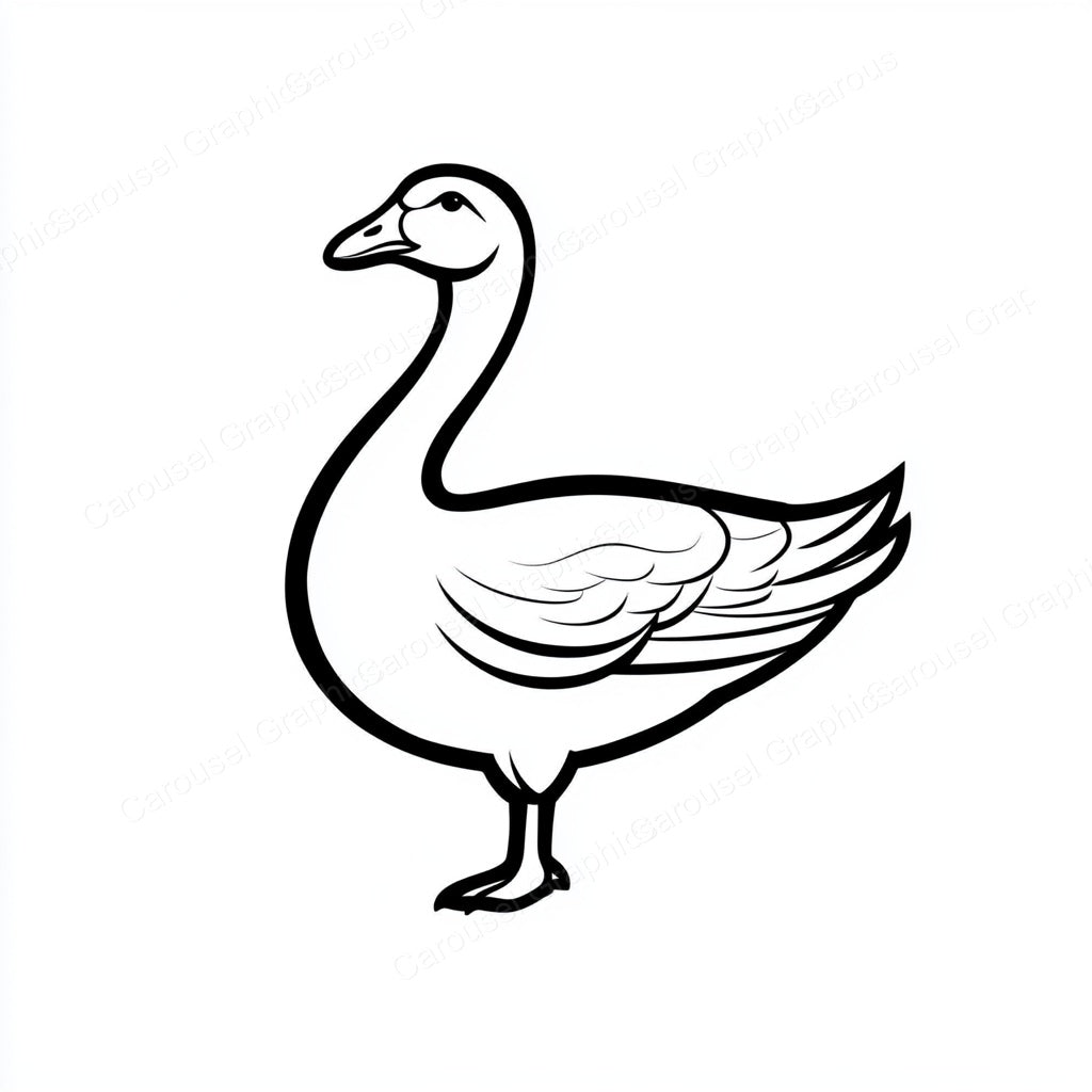 Geese Vector Graphic preview