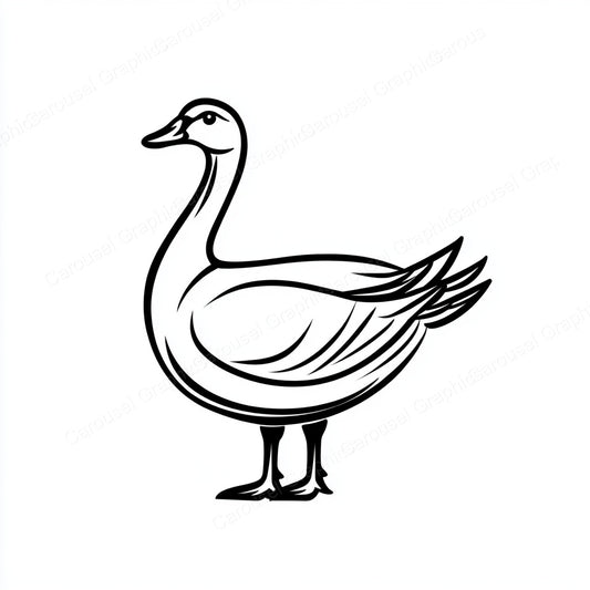 Geese Vector Graphic preview