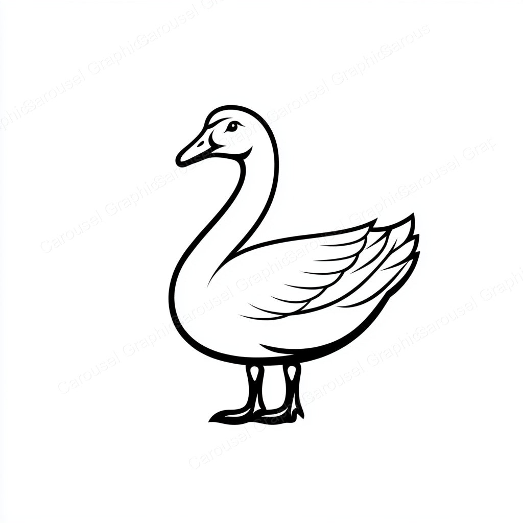 Geese Vector Graphic preview