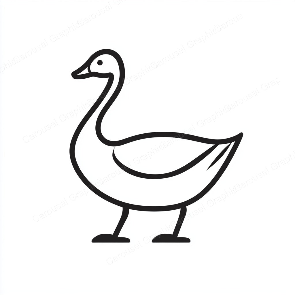 Geese Vector Graphic preview