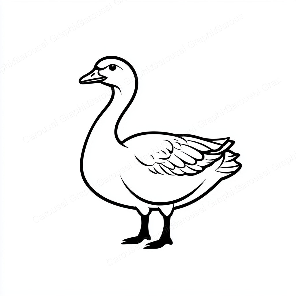 Geese Vector Graphic preview
