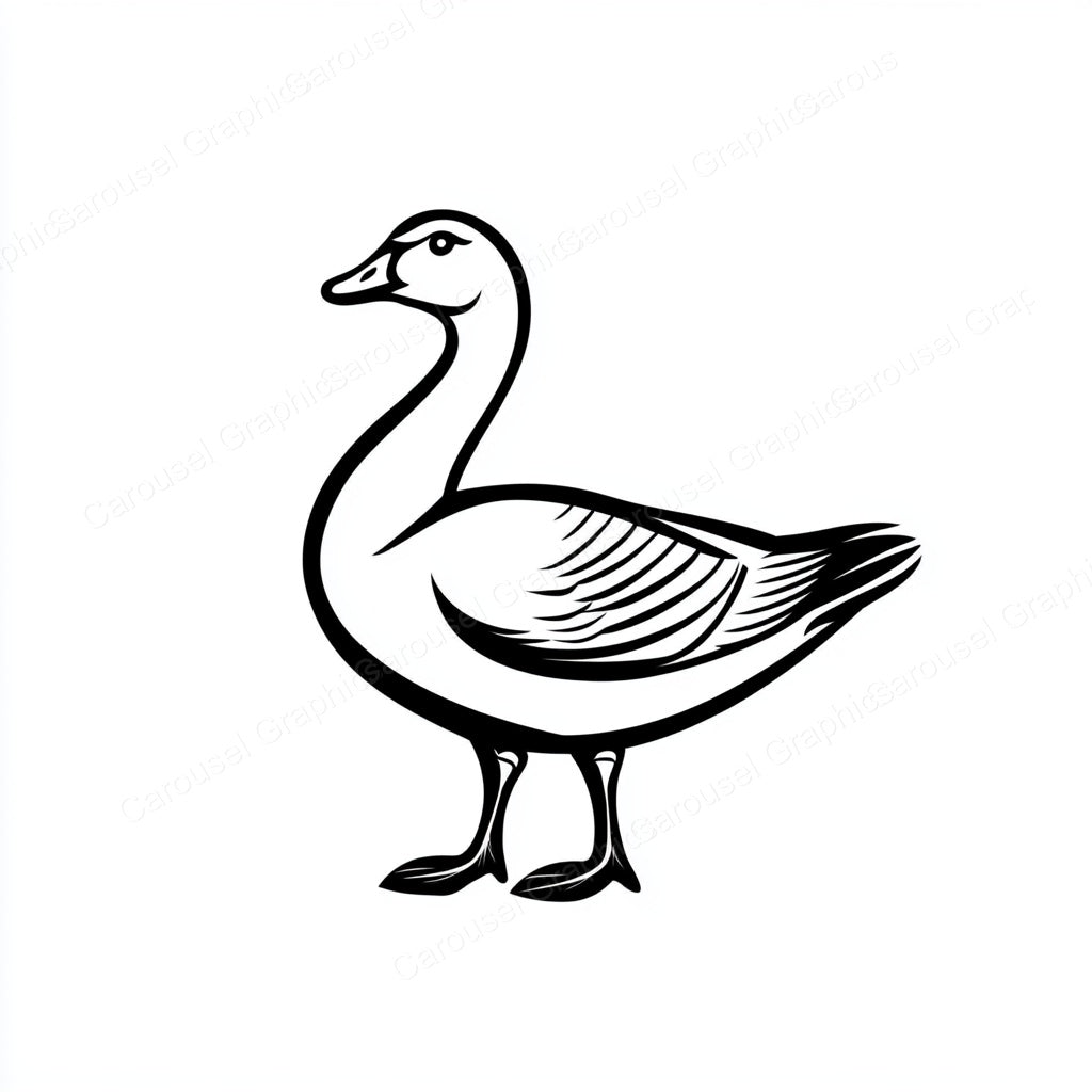 Geese Vector Graphic preview