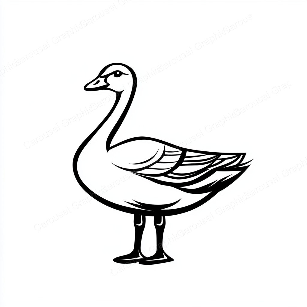 Geese Vector Graphic preview