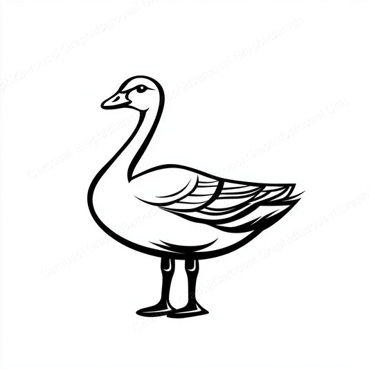 Geese Vector Graphic preview