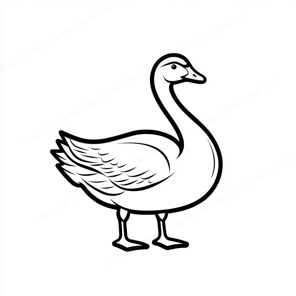 Geese Vector Graphic preview