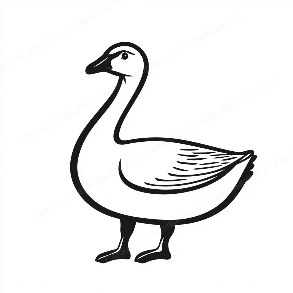 Geese Vector Graphic preview