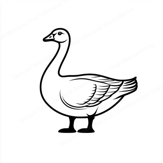 Geese Vector Graphic preview