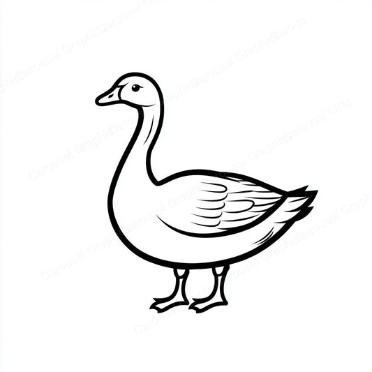 Geese Vector Graphic preview