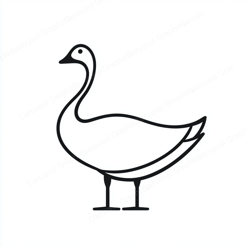 Geese Vector Graphic preview