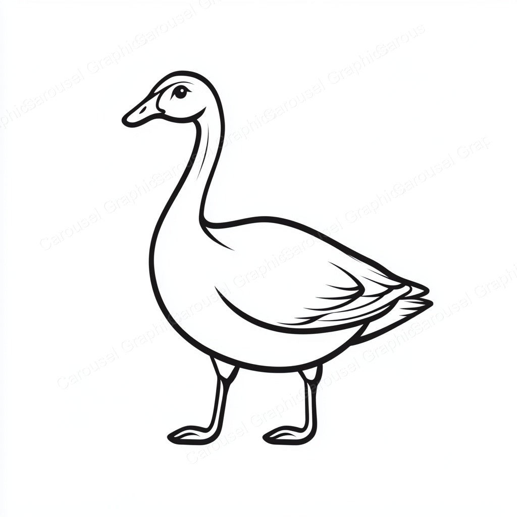 Geese Vector Graphic preview