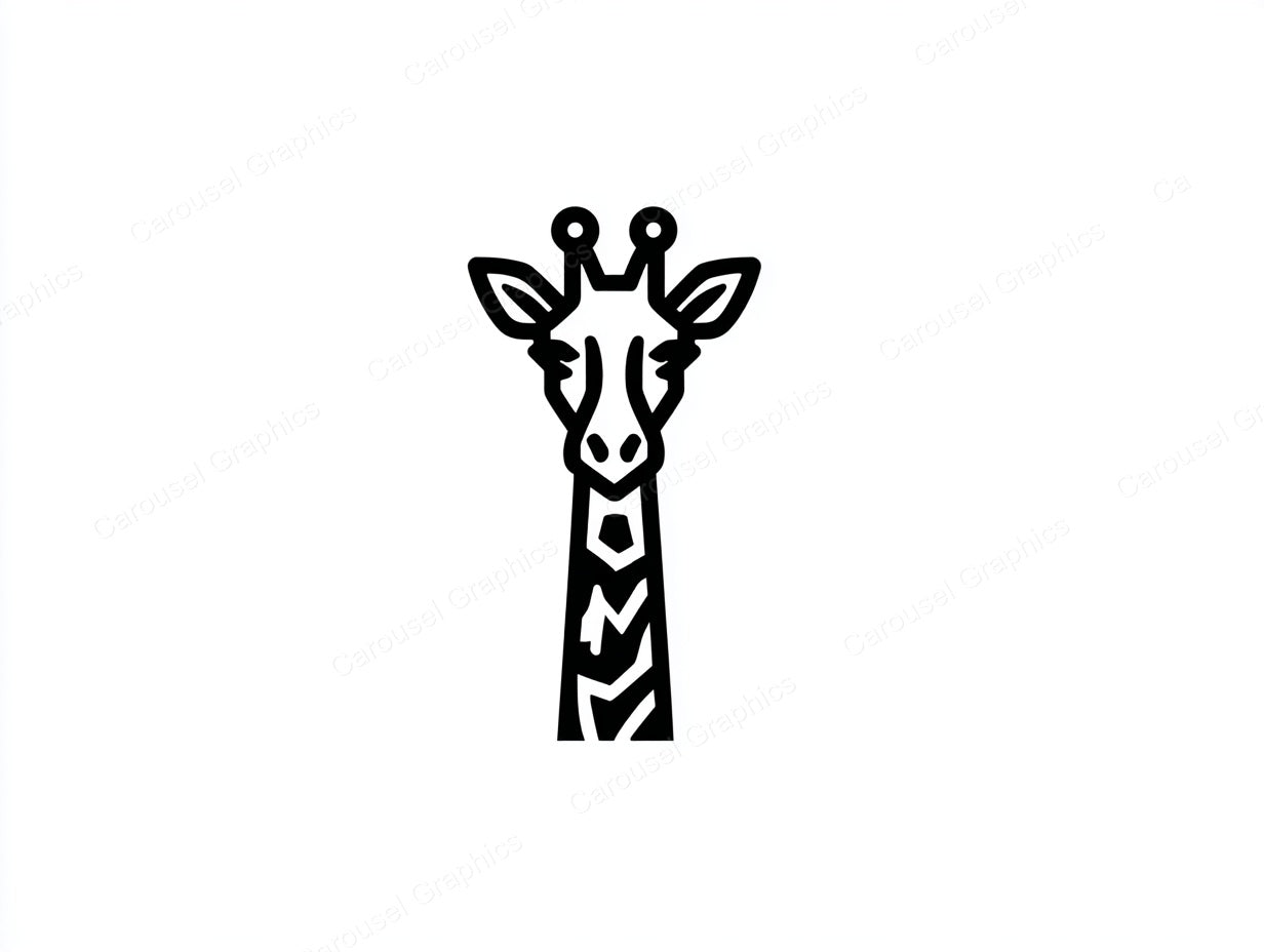 Giraffe Vector Graphic preview