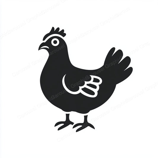 Hen Vector Graphic preview