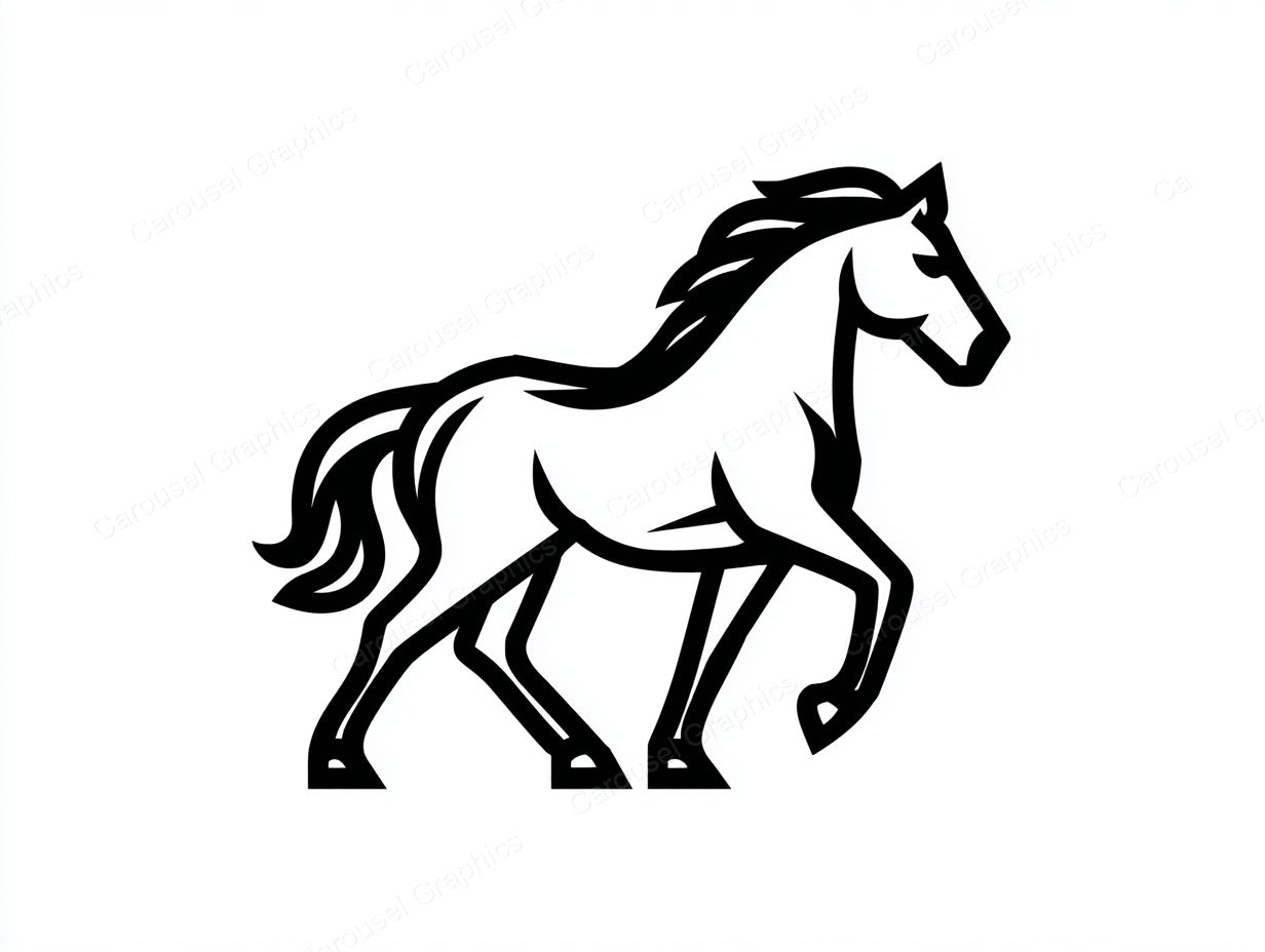 Horse Vector Graphic preview