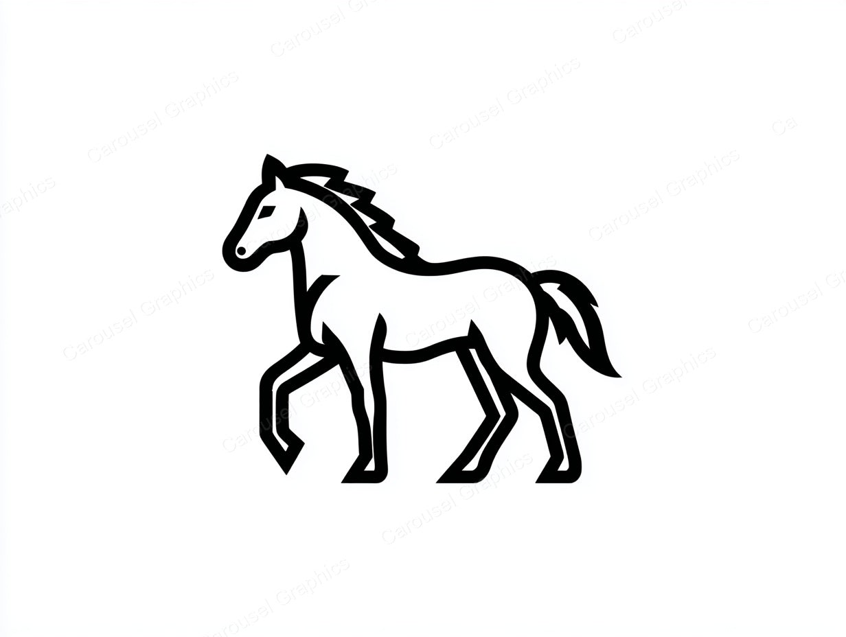 Horse Vector Graphic preview