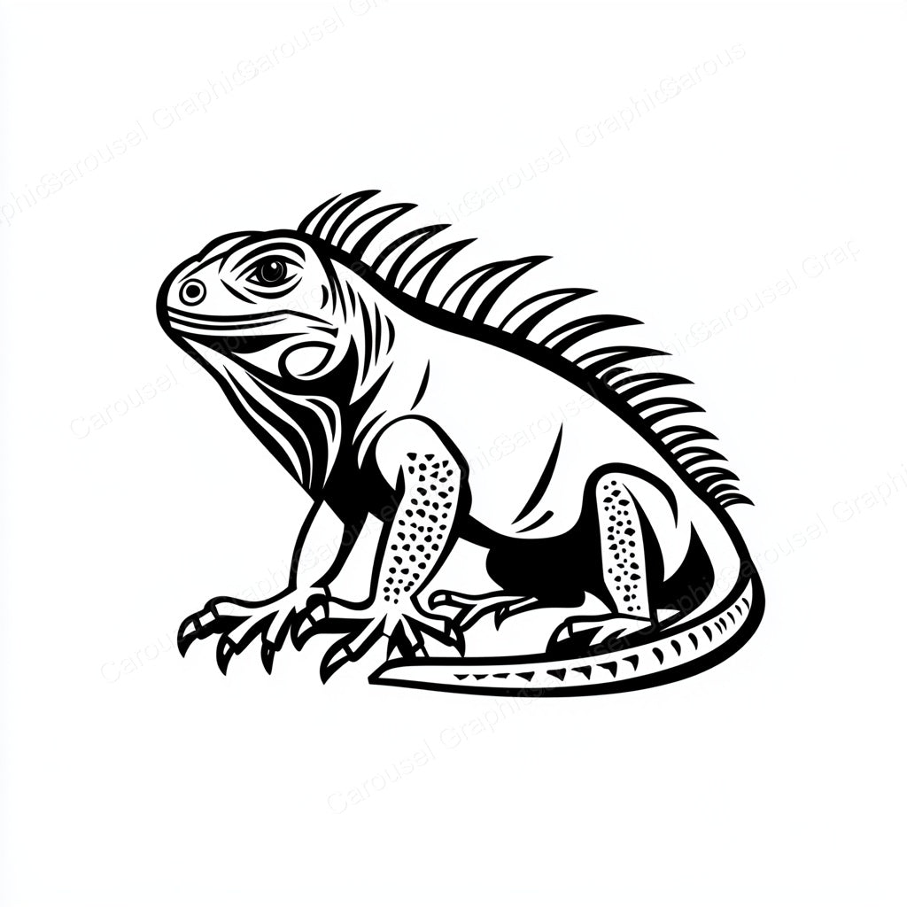 Iguana Vector Graphic preview