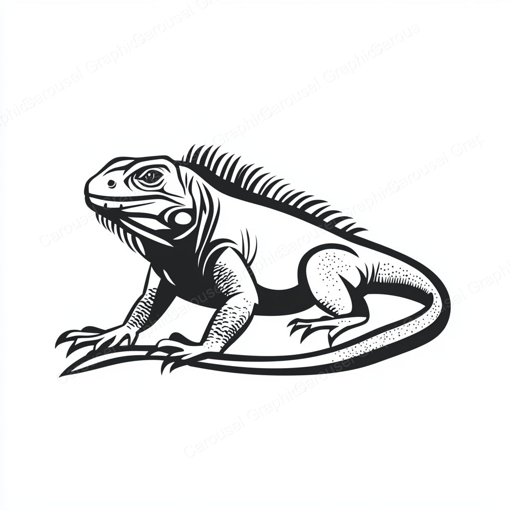 Iguana Vector Graphic preview