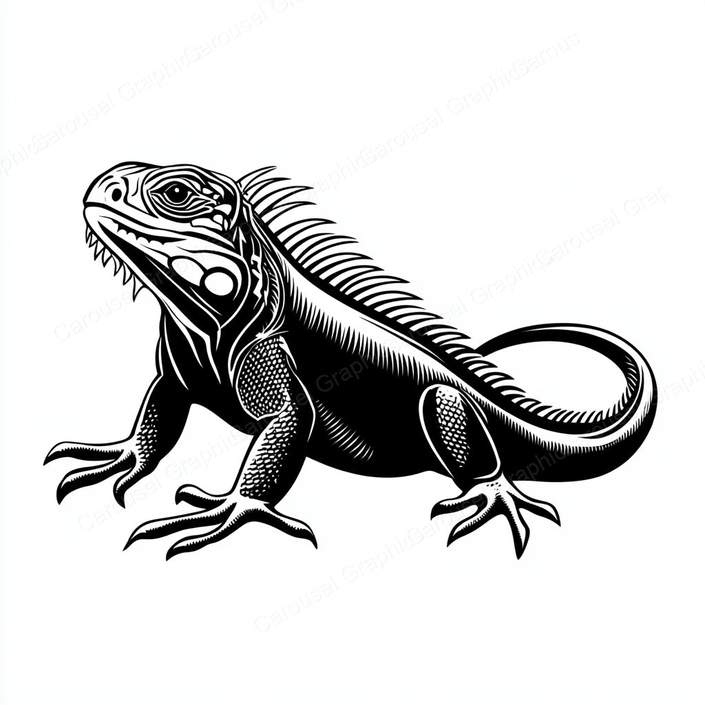 Iguana Vector Graphic preview