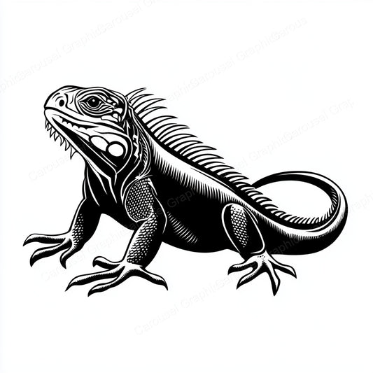 Iguana Vector Graphic preview