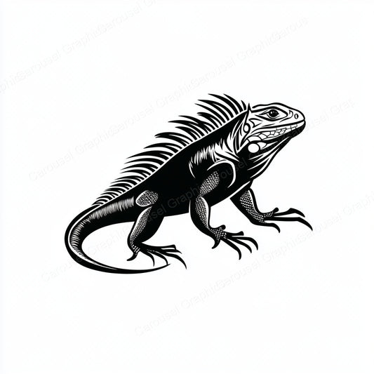 Iguana Vector Graphic preview