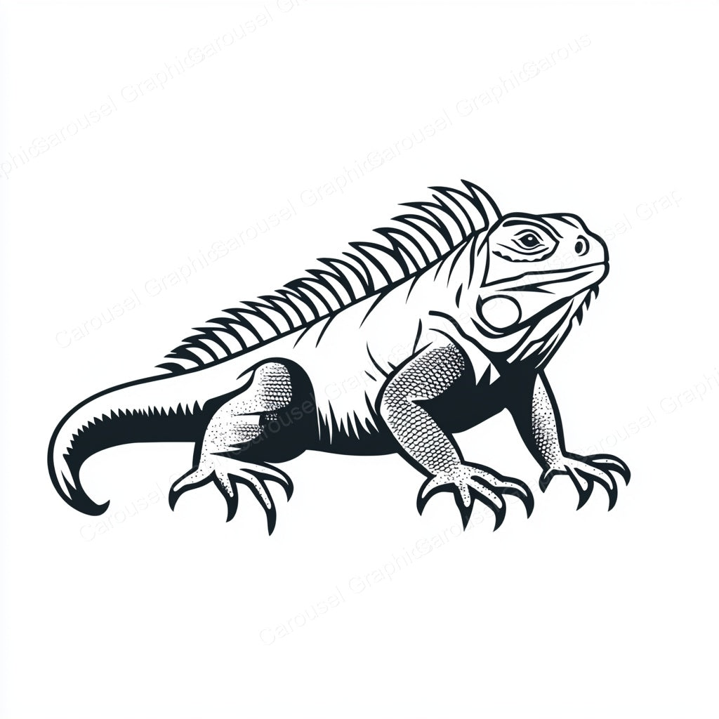 Iguana Vector Graphic preview