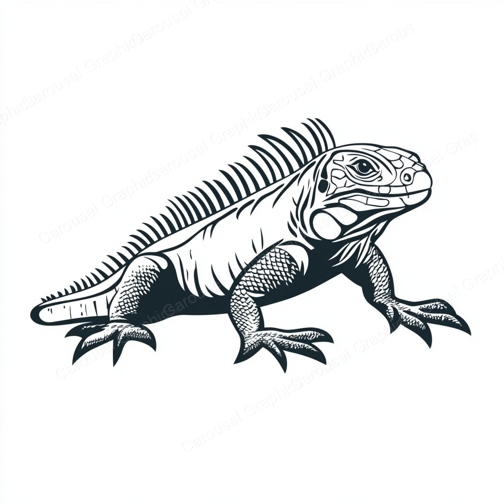 Iguana Vector Graphic preview