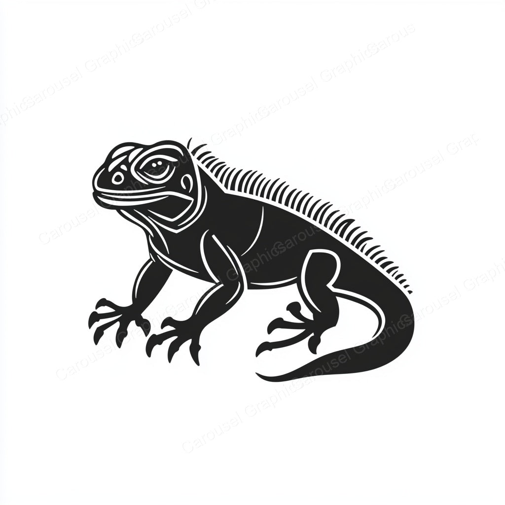 Iguana Vector Graphic preview