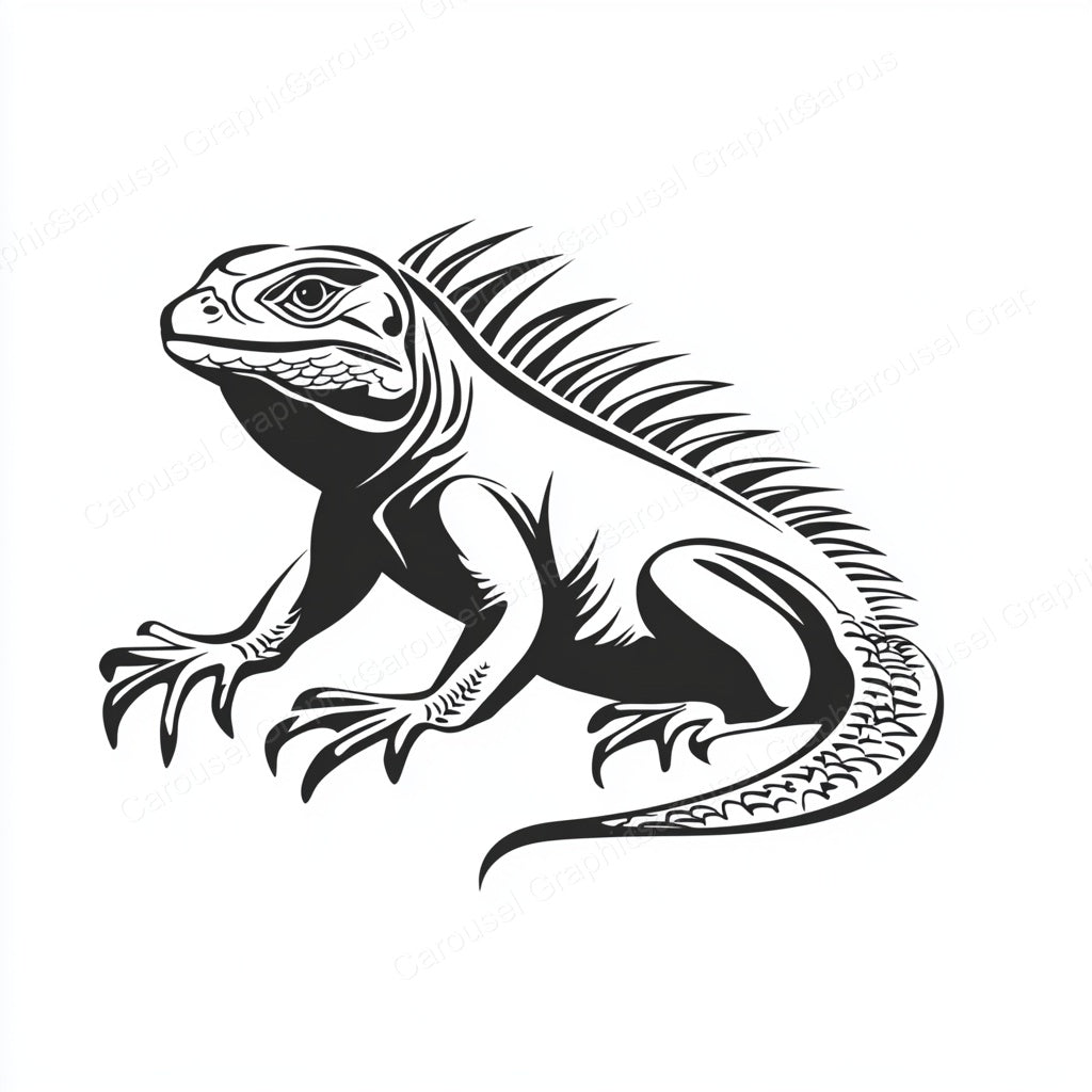 Iguana Vector Graphic preview