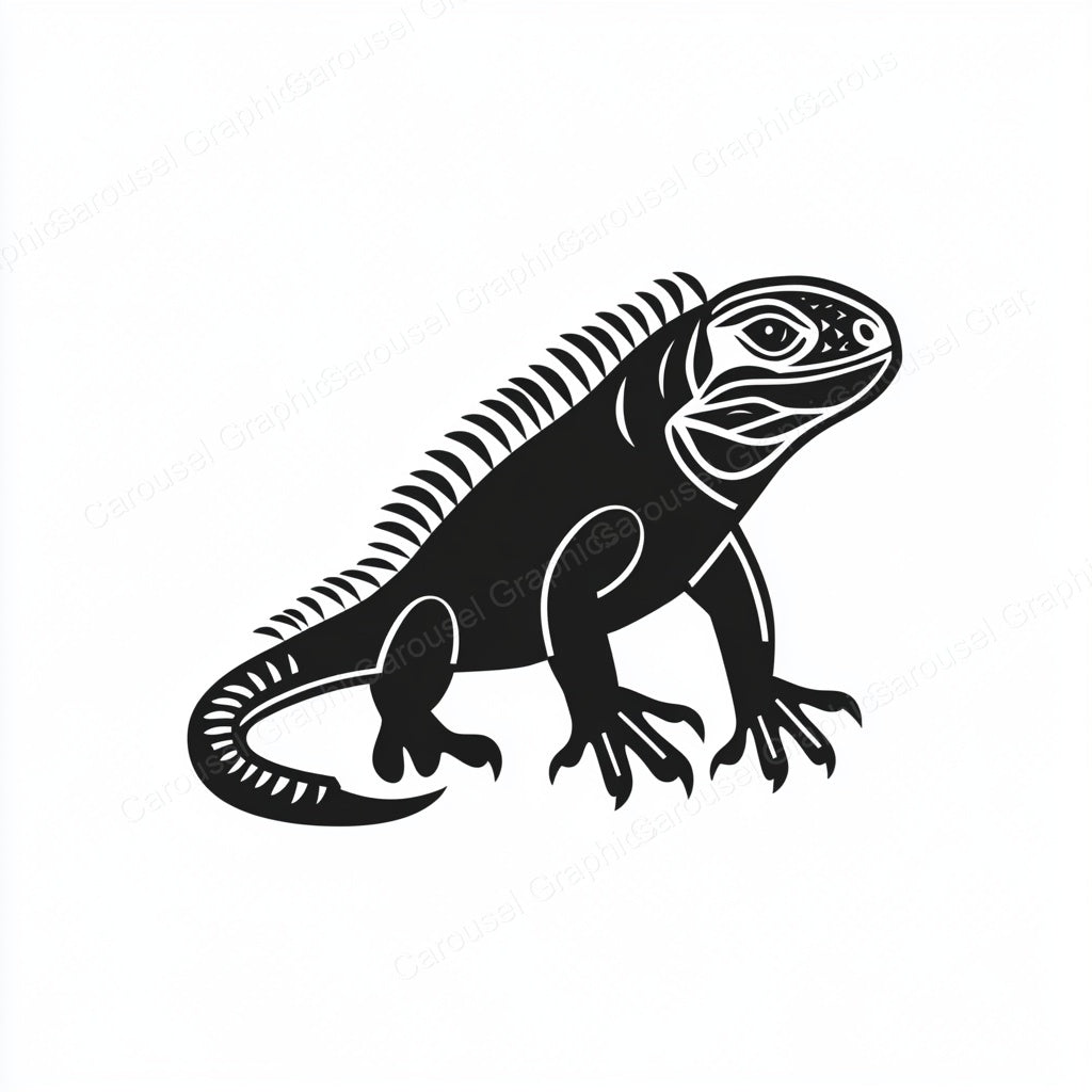 Iguana Vector Graphic preview