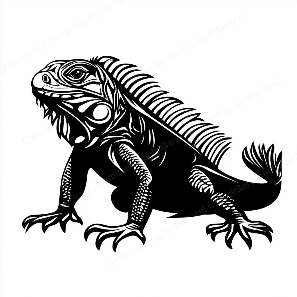 Iguana Vector Graphic preview