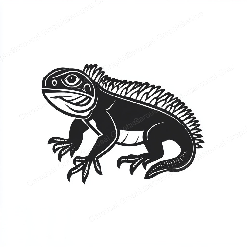 Iguana Vector Graphic preview