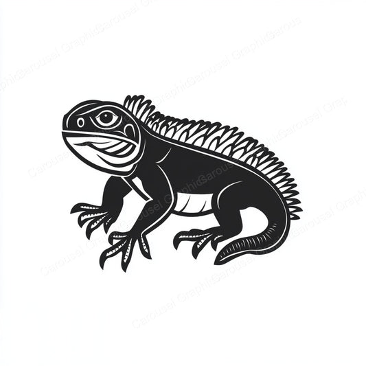 Iguana Vector Graphic preview