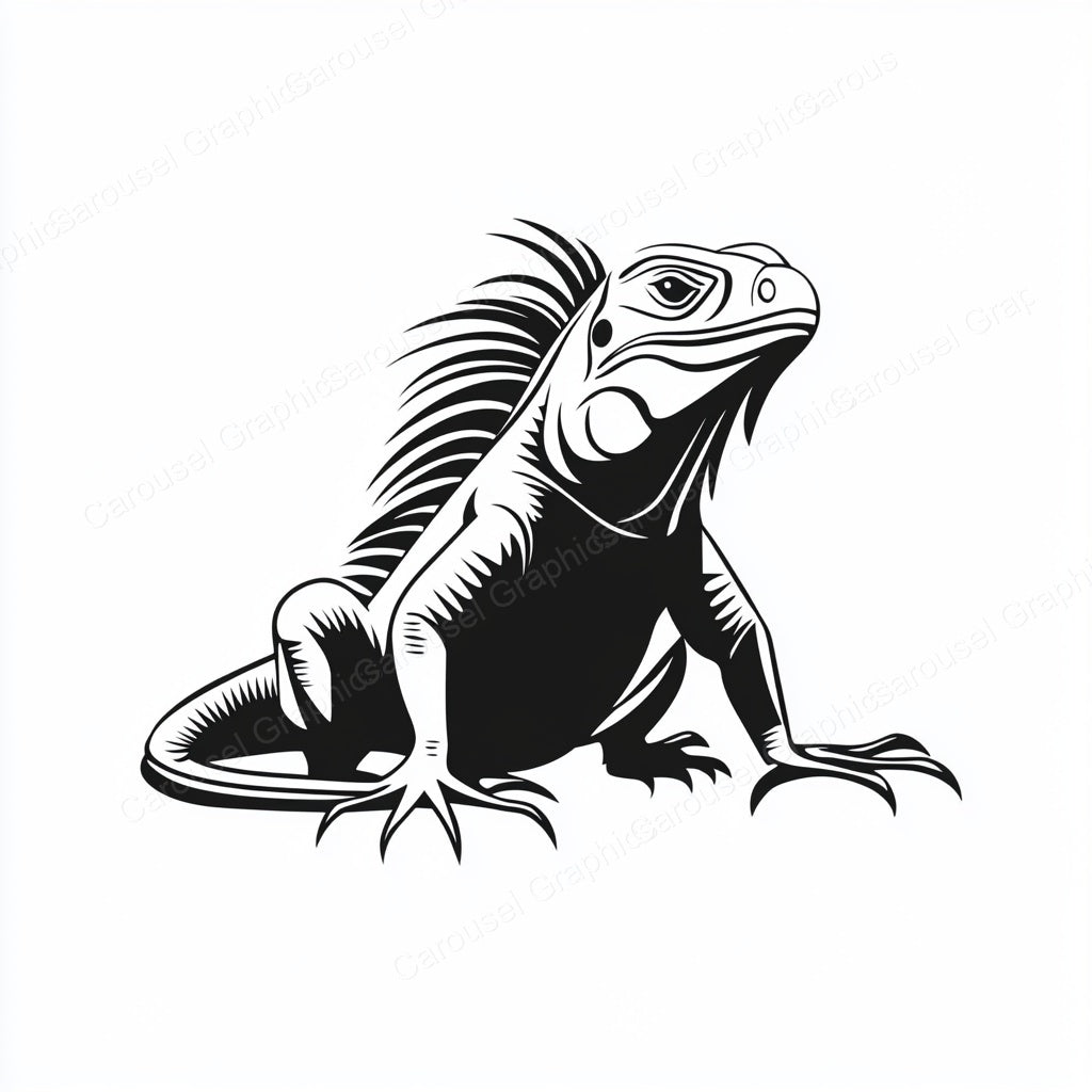 Iguana Vector Graphic preview