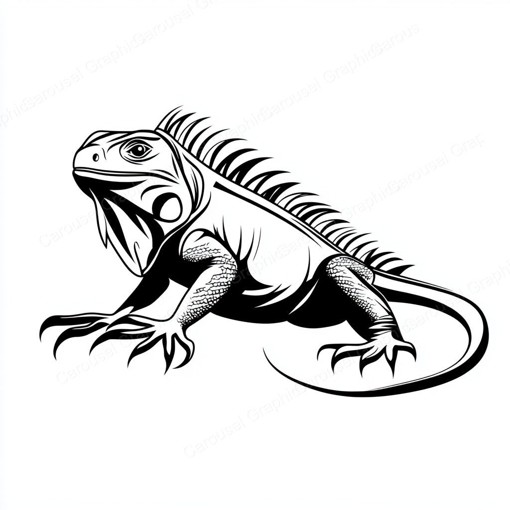 Iguana Vector Graphic preview